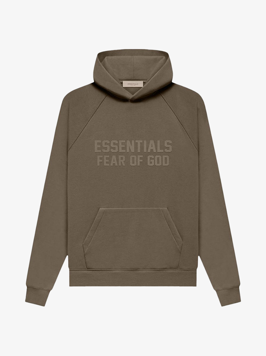 essentials hoodie wood